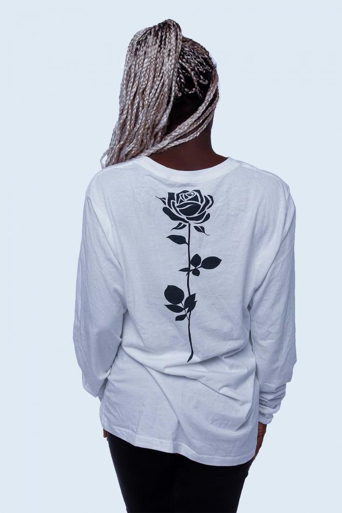 Black Rose - Tshirt Manches Longues - Femmes
